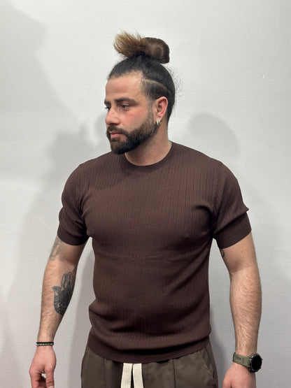 T-SHIRT FILO A COSTE MORO