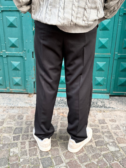 PANTALONE FONDO AMPIO NERO