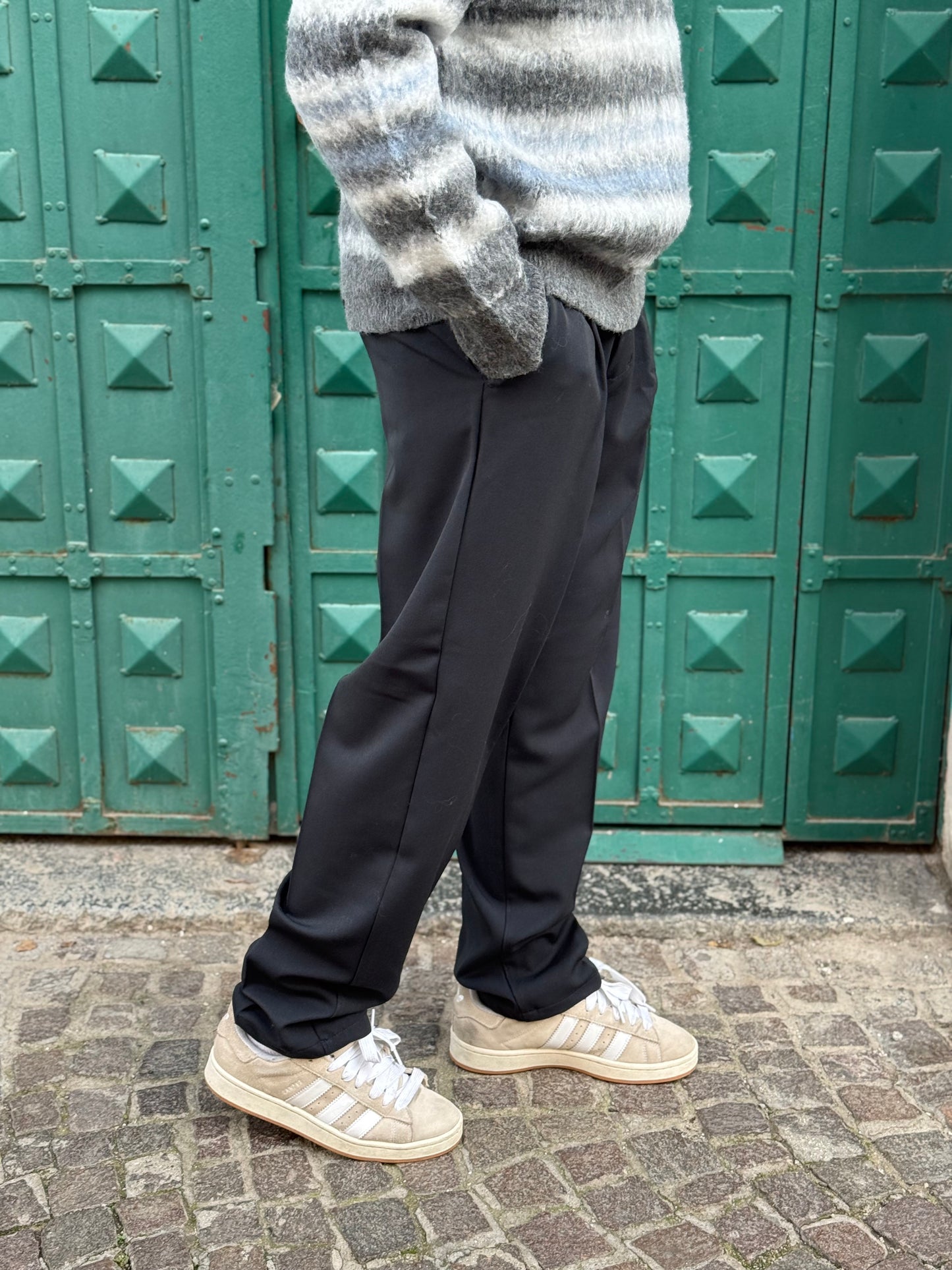 PANTALONE FONDO AMPIO BLU