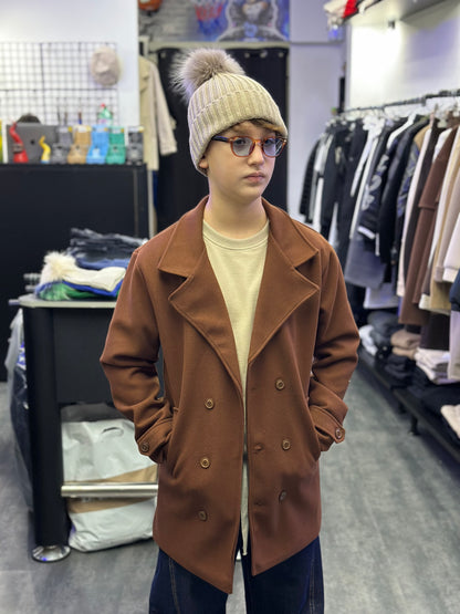 CAPPOTTO DOPPIO PETTO MORO