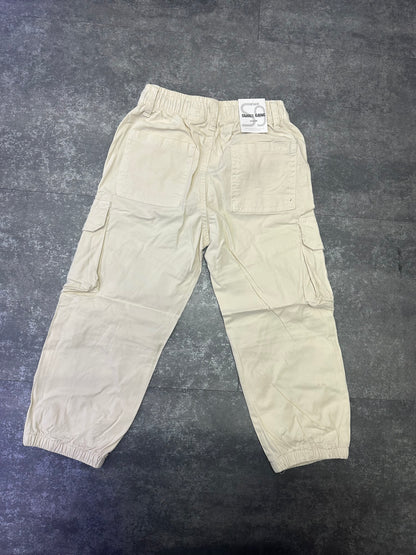 PANTALONE CARGO PANNA