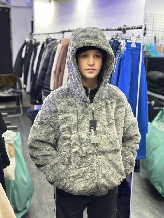 GIUBBOTTO DOUBLE FASE TEDDY TOPO