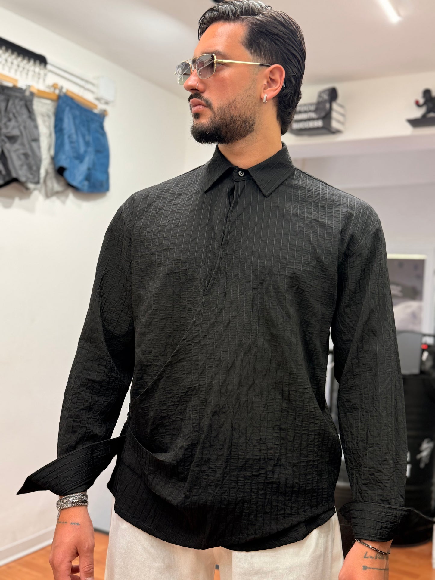 CAMICIA MAYA NERA