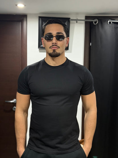 T-SHIRT SLIM NERA