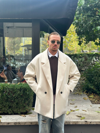 CAPPOTTO OVER SIZE PANNA