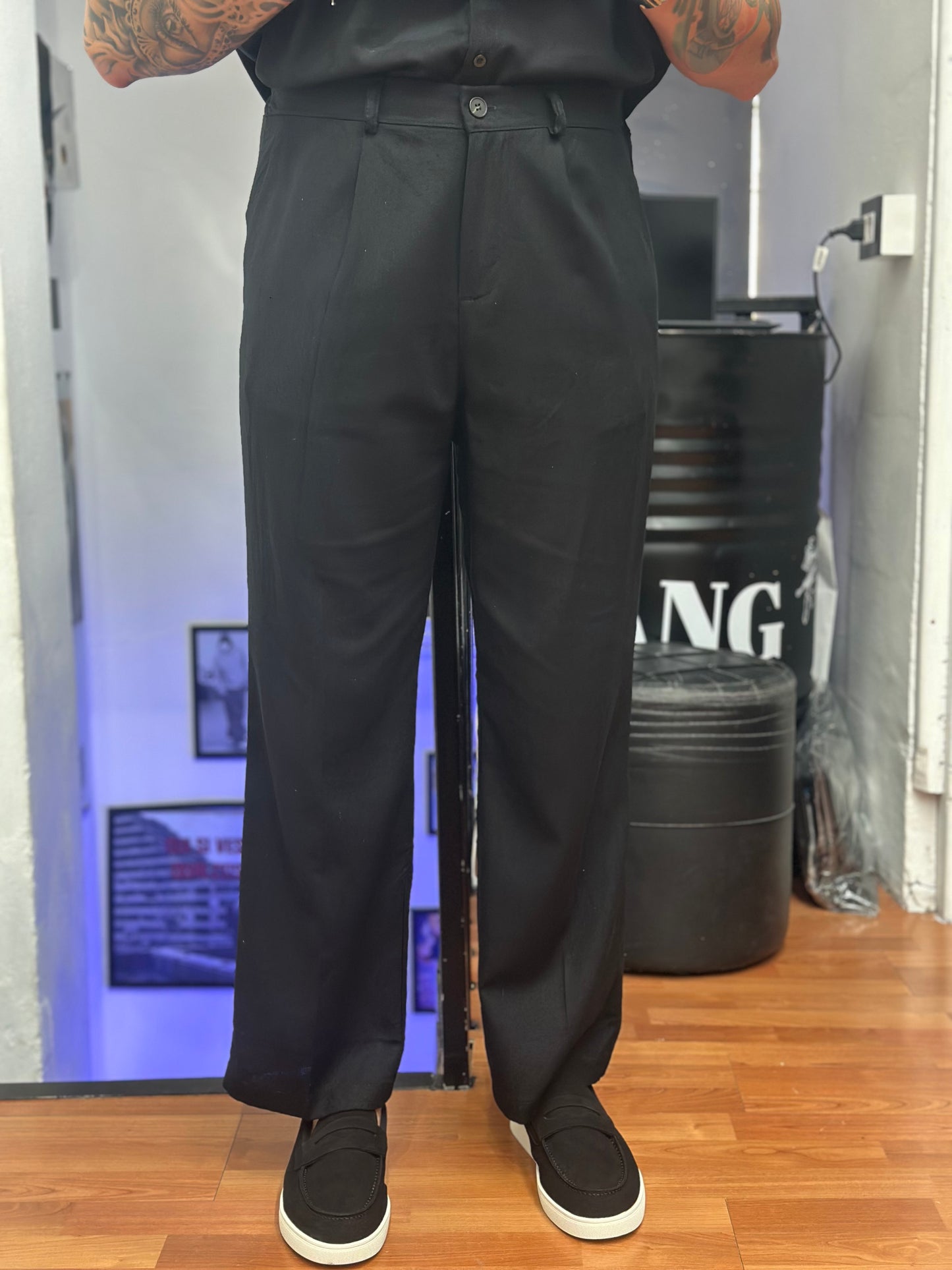 COORDINATO TOKYO IN LINO NERO