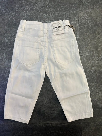 jeans basic bianco
