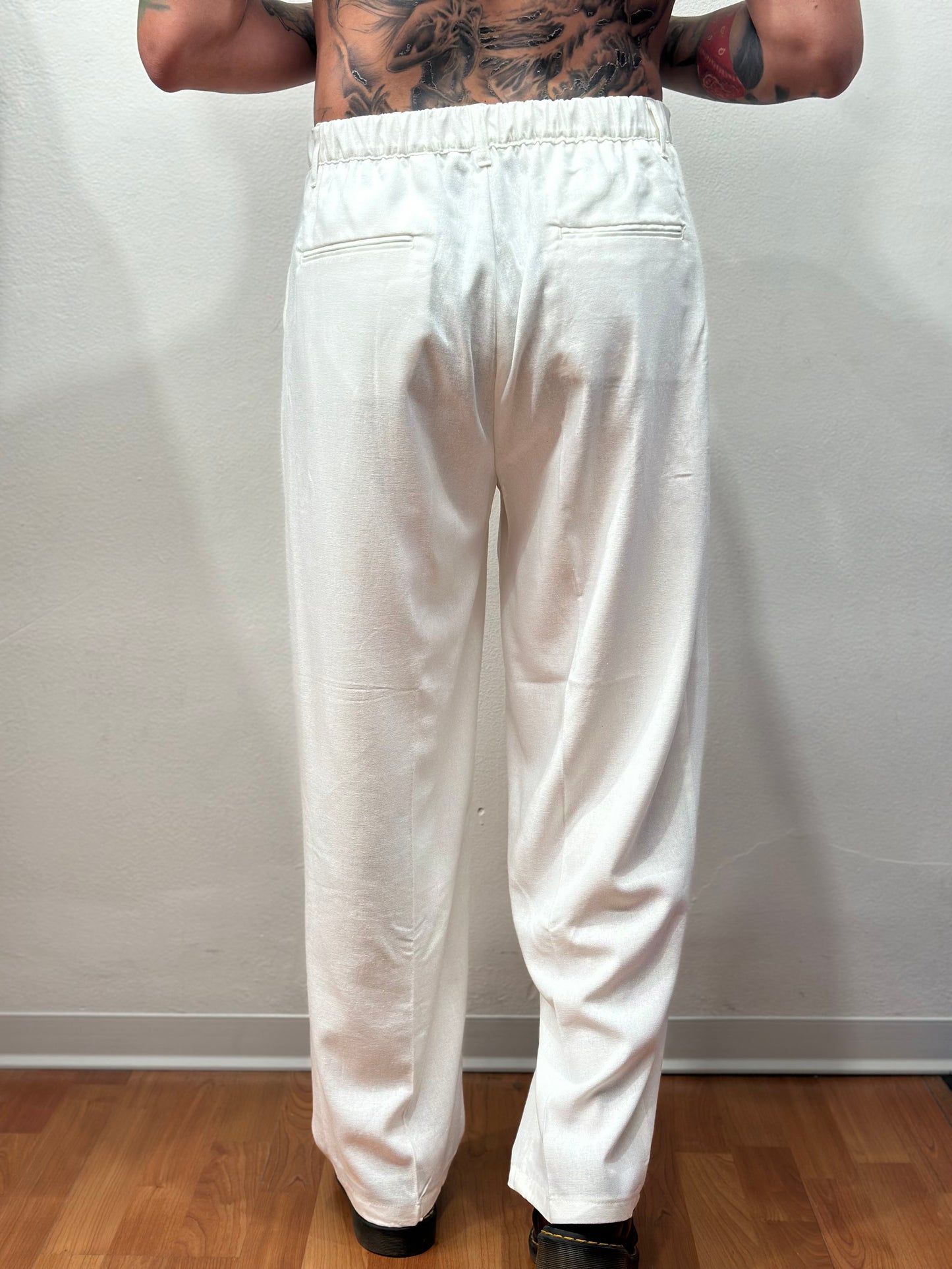 COORDINATO CAPRI IN LINO BIANCO