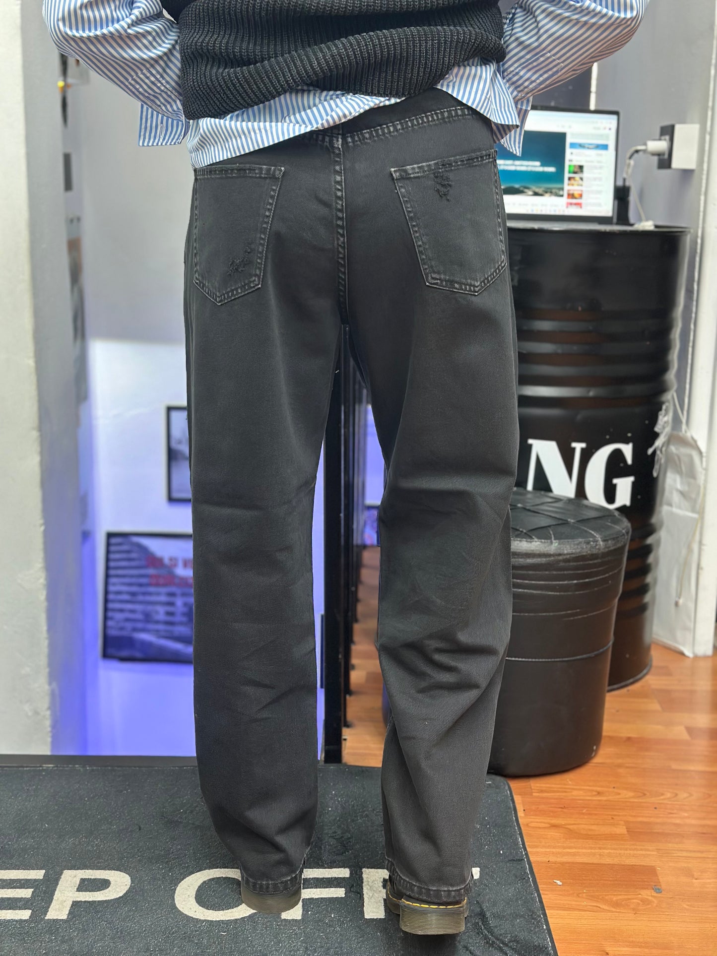 JEANS BAGGY BLACK