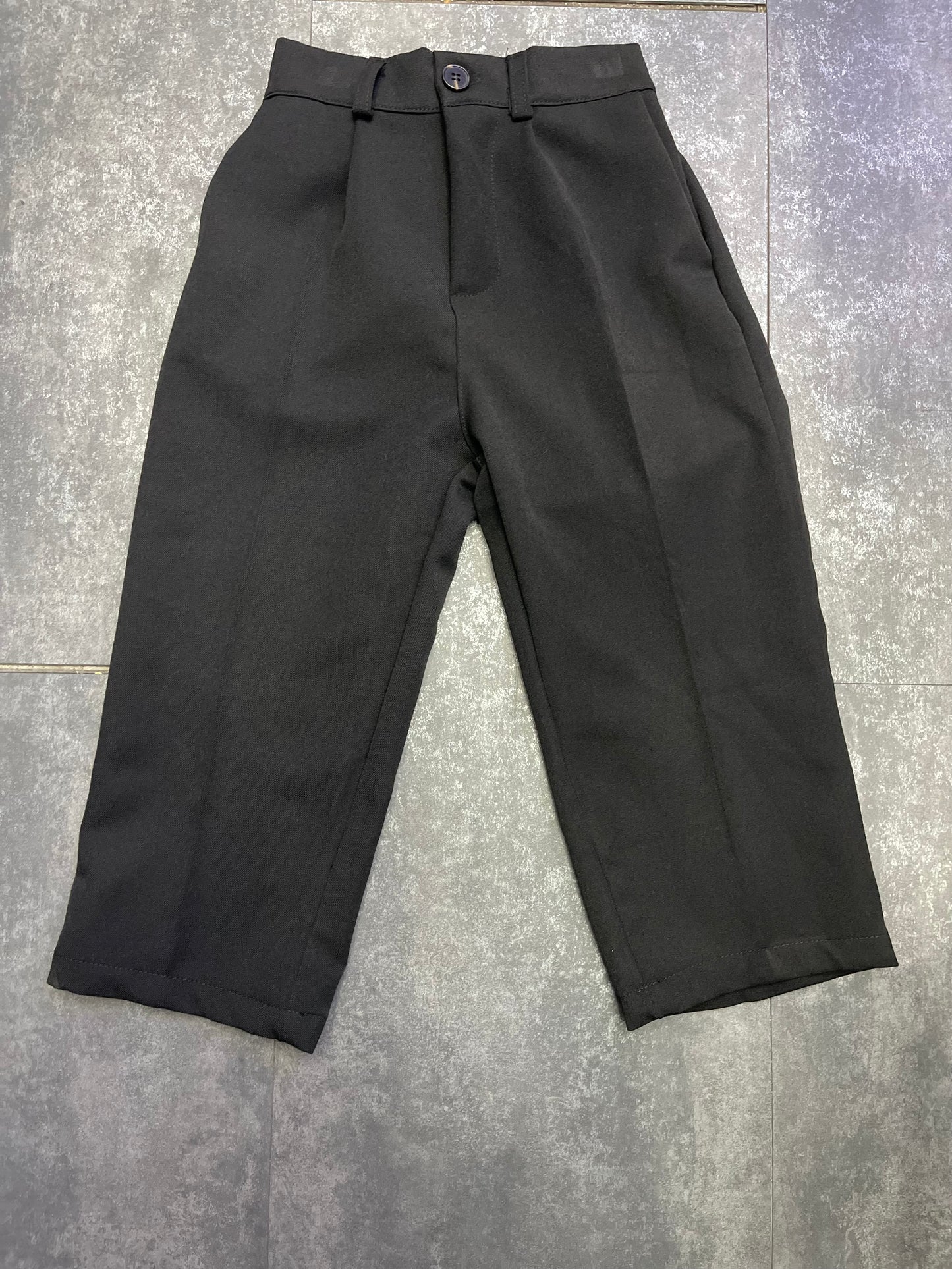 PANTALONE FONDO AMPIO NERO