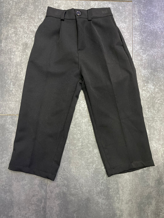 PANTALONE FONDO AMPIO NERO