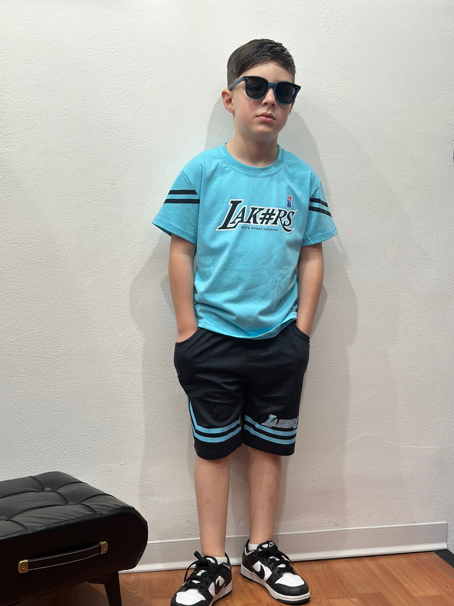 COORDINATO LAKERS CELESTE