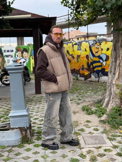 SUPER BAGGY SABBIATO CIANOTIC