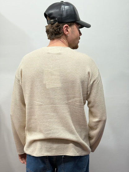MAGLIONCINO TRAFORATO BEIGE
