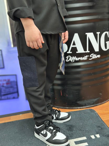 COORDINATO BLACK E JEANS