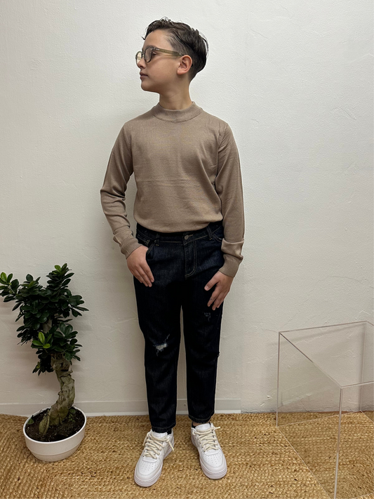 MEZZO COLLO BEIGE SCURO