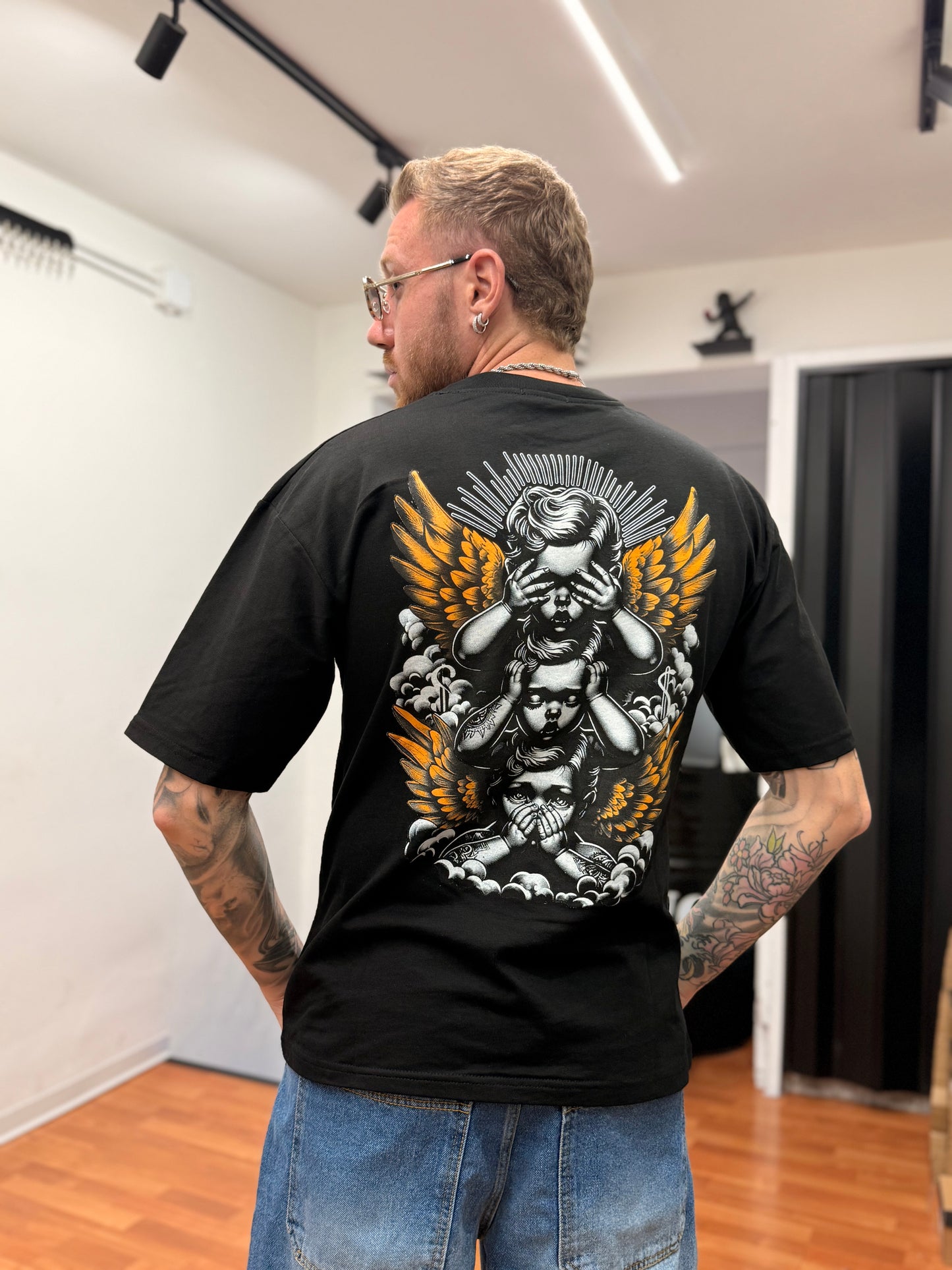 T-SHIRT BABY ANGEL NERA