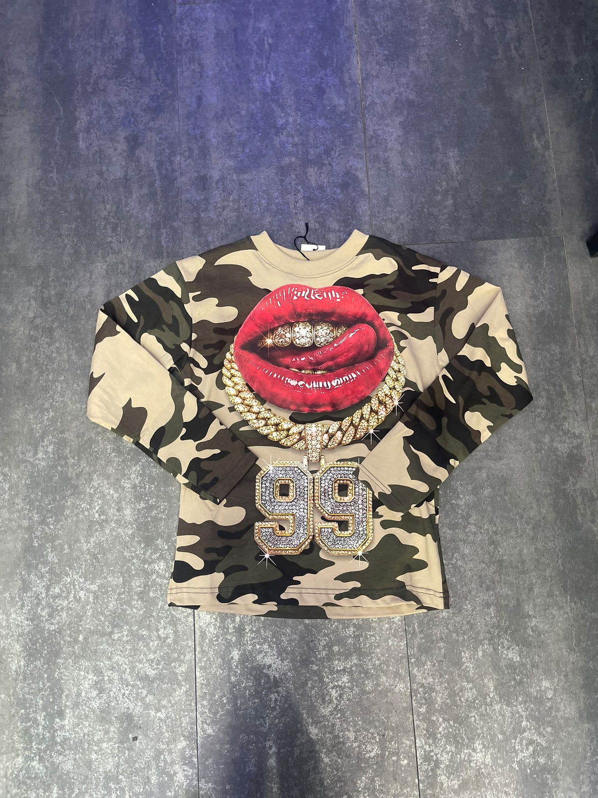 LONGE SLEEVE KISS militare