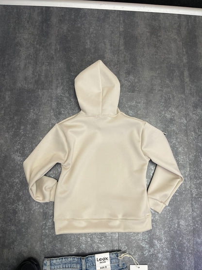 FELPA GARZATA KISS BEIGE